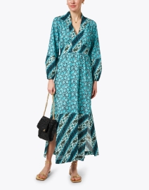Look image thumbnail - Figue - Starlight Blue Print Cotton Dress