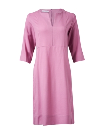 Pink Wool Shift Dress
