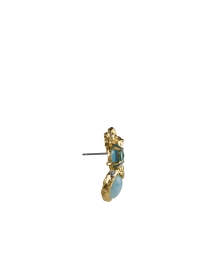 Back image thumbnail - Alexis Bittar - Aquamarine Cluster Stud Earrings