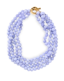 Product image thumbnail - Nest - Lavender Jade Multistrand Necklace