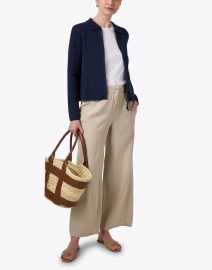 Look image thumbnail - Eileen Fisher - Natural Linen Pants