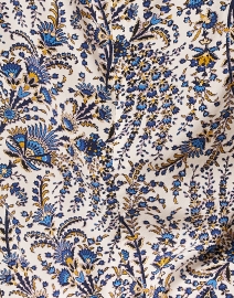 Fabric image thumbnail - Veronica Beard - Henrieta Multi Print Silk Blouse