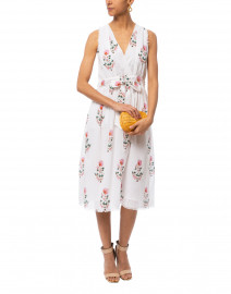 Arelle Maddie Ivory and Pink Floral Cotton Dress