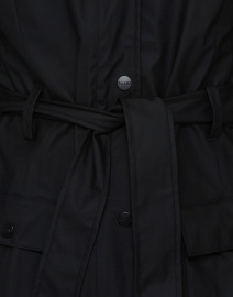 Fabric image thumbnail - Rains - Black Curve Waterproof Raincoat