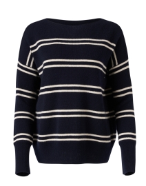 Navy and White Stripe Pullover