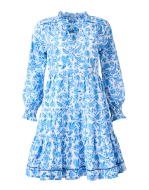 Martha Blue Print Dress