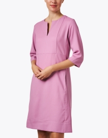 Front image thumbnail - Rosso35 - Pink Wool Shift Dress