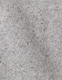 Fabric image thumbnail - Chinti and Parker - Grey Wool Cashmere Stripe Sleeve Sweater