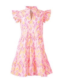 Sail to Sable - Pink Ikat Cotton Dress