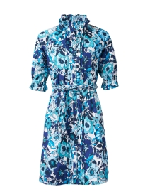 Billie Blue Floral Shirt Dress
