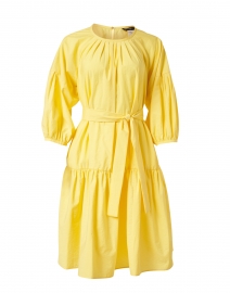 Lucas Yellow Tiered Dress