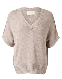 Gaia Taupe Knit Top