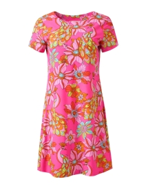 Ella Pink Floral Print Dress