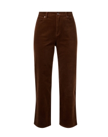 Product image thumbnail - Eileen Fisher - Auburn Corduroy Straight Ankle Pant
