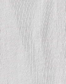 Fabric image thumbnail - Eileen Fisher - White Striped Cotton Shirt