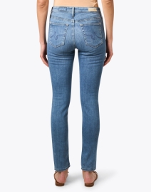 Back image thumbnail - AG Jeans - Prima Blue Denim Slim Ankle Jean