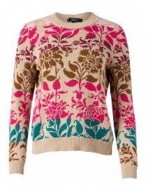 Flavia Floral Multi Cotton Sweater