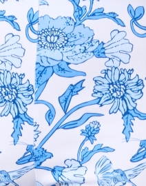 Fabric image thumbnail - Gretchen Scott - Blue Floral Print Pull On Pant