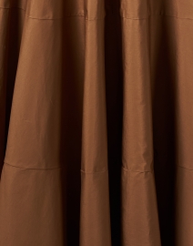 Fabric image thumbnail - Max Mara Studio - Ampex Brown Cotton Shirt Dress