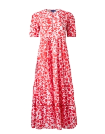 Daphne Red Print Dress