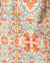 Fabric image thumbnail - Shoshanna - Remi Casablanca Tile Print Top