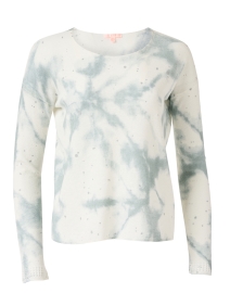 Sage Green and White Tie Dye Sweater