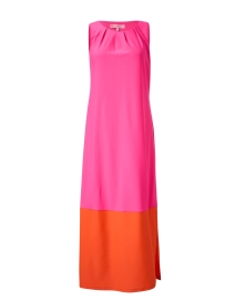 Pam Pink and Orange Colorblock Dress