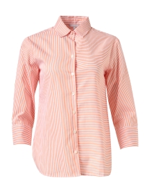 Margot Orange and White Stripe Shirt