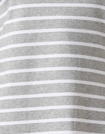 Fabric image thumbnail - E.L.I. - Grey and White Striped Top 