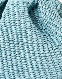 Fabric image thumbnail - Weekend Max Mara - Palmas Blue Woven Clutch