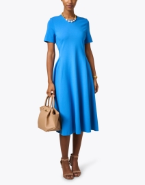 Look image thumbnail - Jane - Romy Blue Fit and Flare Dress