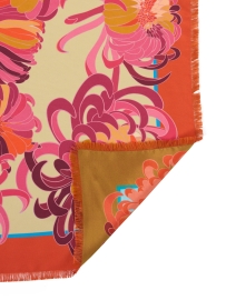Fabric image thumbnail - Franco Ferrari - Maggiore Reversible Multi Floral Print Silk Scarf