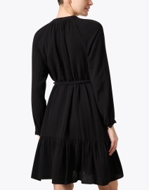Back image thumbnail - Xirena - Rainey Black Cotton Gauze Dress