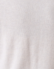 Fabric image thumbnail - Kinross - Light Grey Cashmere Polo Sweater
