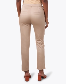 Back image thumbnail - Marc Cain - Beige Split Hem Pant