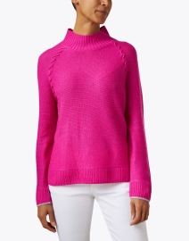 Front image thumbnail - Lisa Todd - Pink Cashmere Sweater
