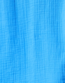 Fabric image thumbnail - Xirena - Cruz Blue Cotton Gauze Top