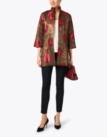 Look image thumbnail - Connie Roberson - Rita Red and Gold Medallion Jacket