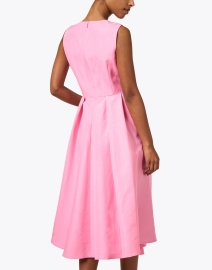 Back image thumbnail - Lafayette 148 New York - Pink Drape Front Dress