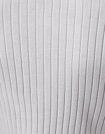 Fabric image thumbnail - Vince - Grey Ribbed Polo Top