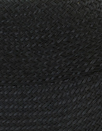 Fabric image thumbnail - SERPUI - Olive Black Buntal Minaudiere with Sand Camelia