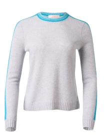Blue and Grey Cashmere Sweater