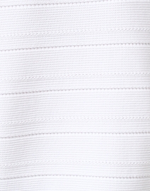 Fabric image thumbnail - Kinross - White Cotton Garter Stitch Stripe Sweater