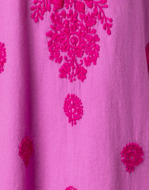 Fabric image thumbnail - Roller Rabbit - Faith Pink Embroidered Cotton Dress