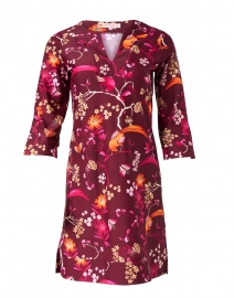 Product image thumbnail - Jude Connally - Megan Merlot Floral Print Dress