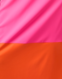 Fabric image thumbnail - Jude Connally - Pam Pink and Orange Colorblock Dress