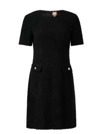 Docanah Black Tweed Sheath Dress