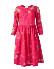 Fuchsia Print Dress
