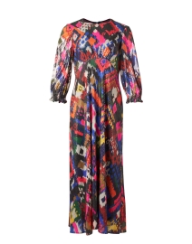 Product image thumbnail - Vilagallo - Kara Multi Ikat Sequin Print Dress