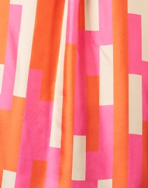 Fabric image thumbnail - Vilagallo - Gaby Pink Multi Print Silk Shirt